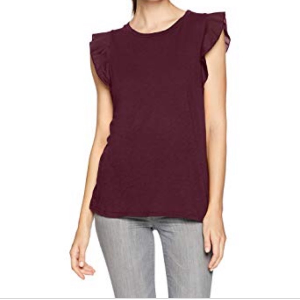 Velvet by Graham and Spencer Marvel Ruffle Tank